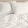 NOUS Living basis dekbedovertrek 2-persoons - off-white (200x200 cm)