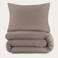 NOUS Kids basis dekbedovertrek kinderbed - taupe (120x150 cm)