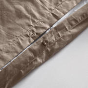 thumbnail: NOUS Living basis dekbedovertrek 2-persoons - taupe (200x200 cm)