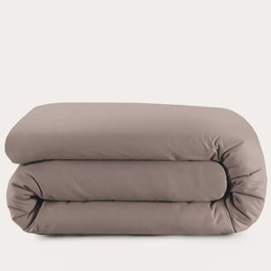 basis dekbedovertrek ledikant - taupe (100x135 cm)