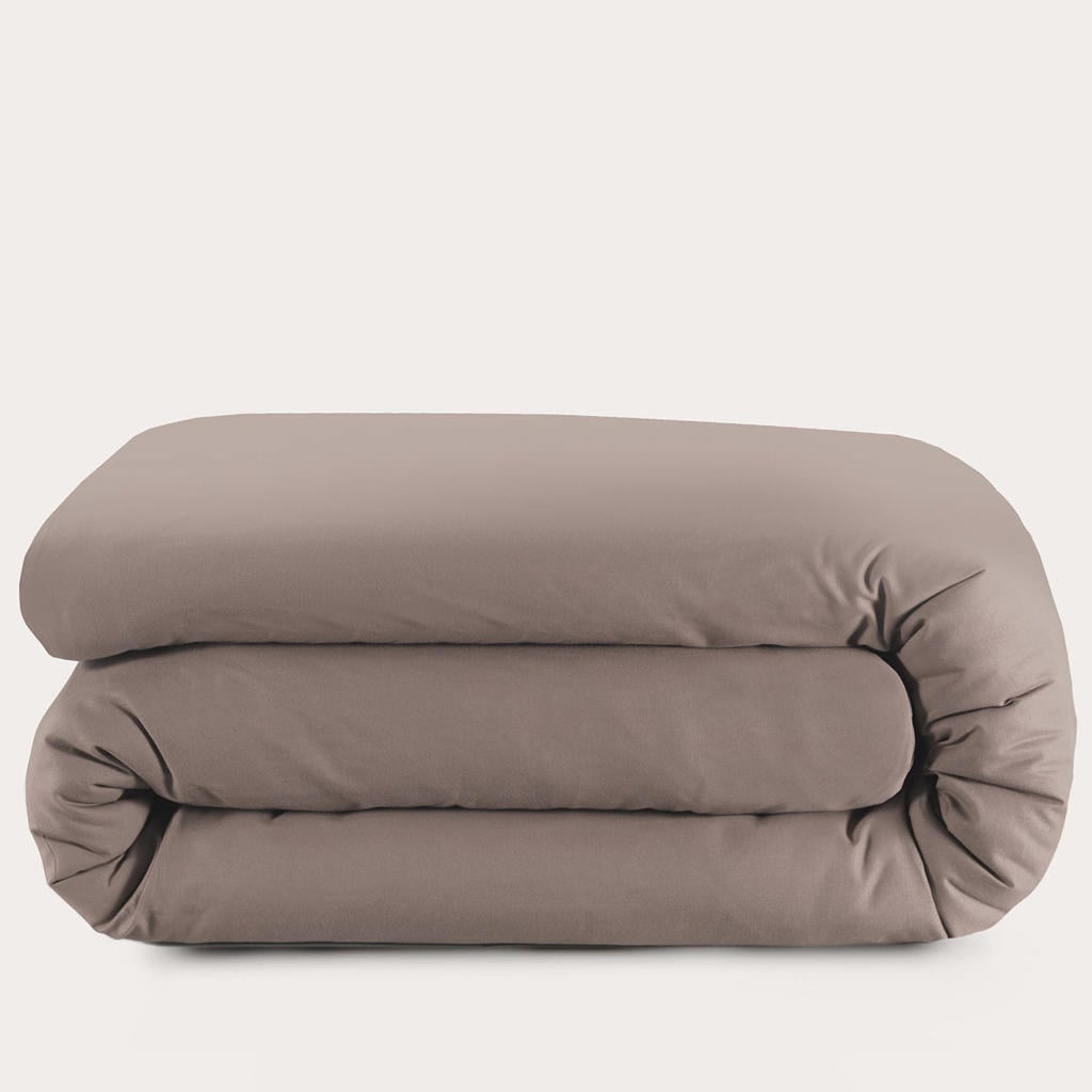 NOUS Kids basis dekbedovertrek ledikant - taupe (100x135 cm)