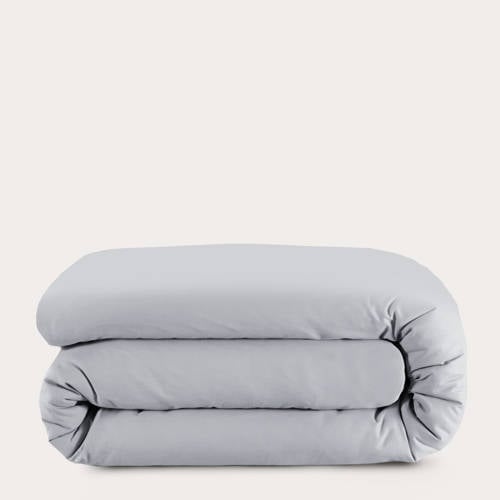 NOUS Kids basis dekbedovertrek ledikant - lichtgrijs (100x135 cm) afbeelding