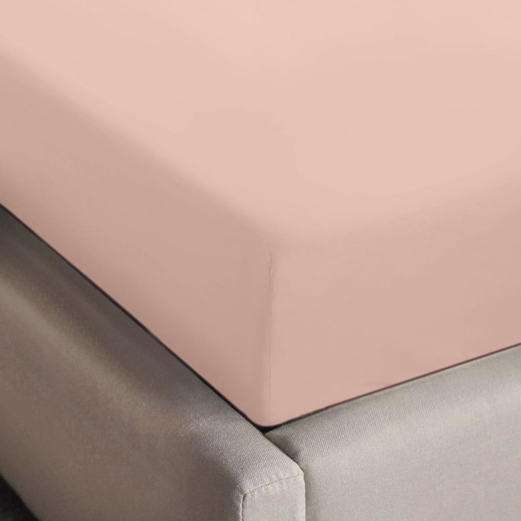 NOUS Living basis hoeslaken - roze