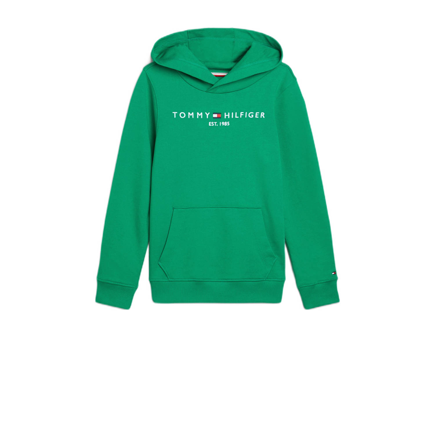 Tommy Hilfiger hoodie met logo groen Sweater Logo 104