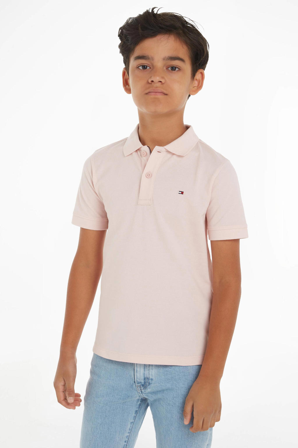 Tommy Hilfiger polo lichtroze