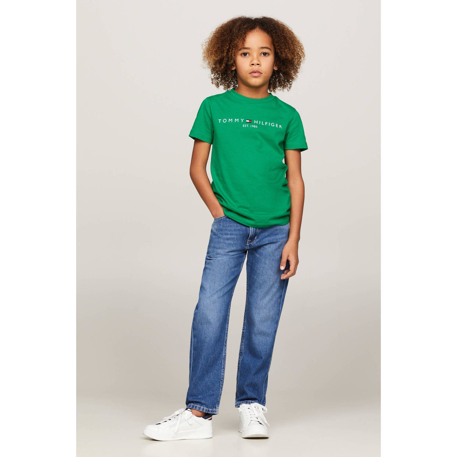 Tommy Hilfiger T-shirt met logo groen