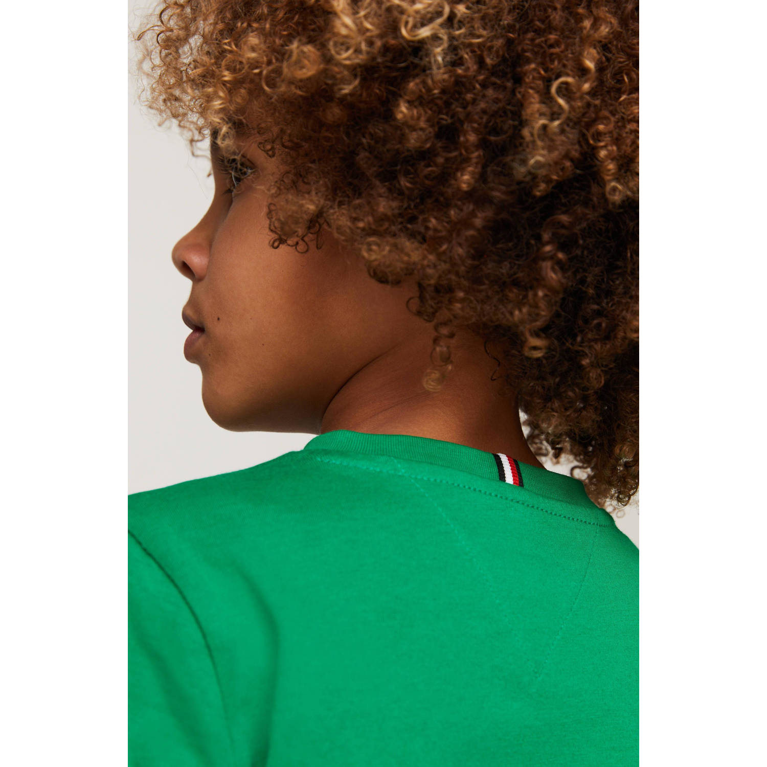 Tommy Hilfiger T-shirt met logo groen