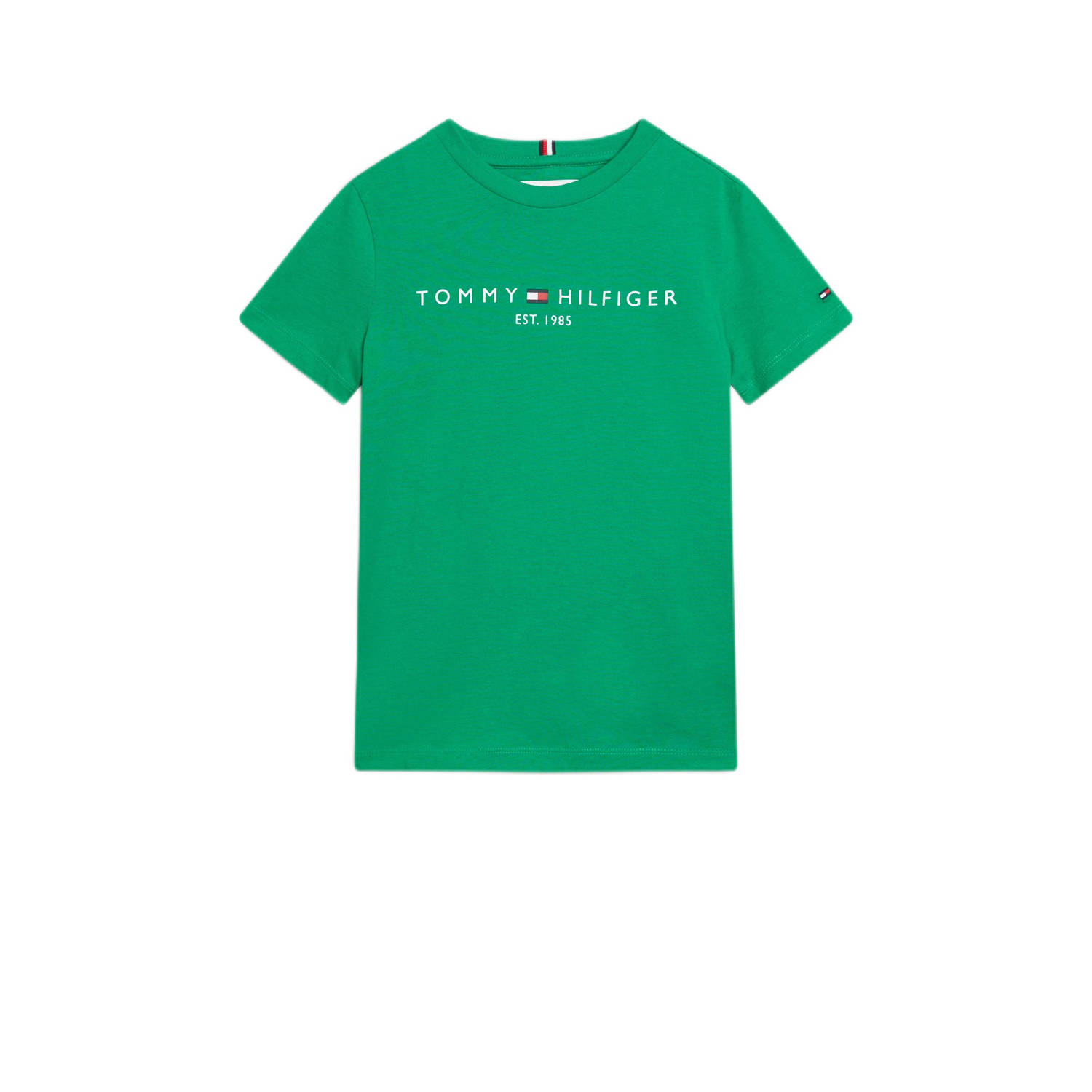 Tommy Hilfiger T-shirt met logo groen