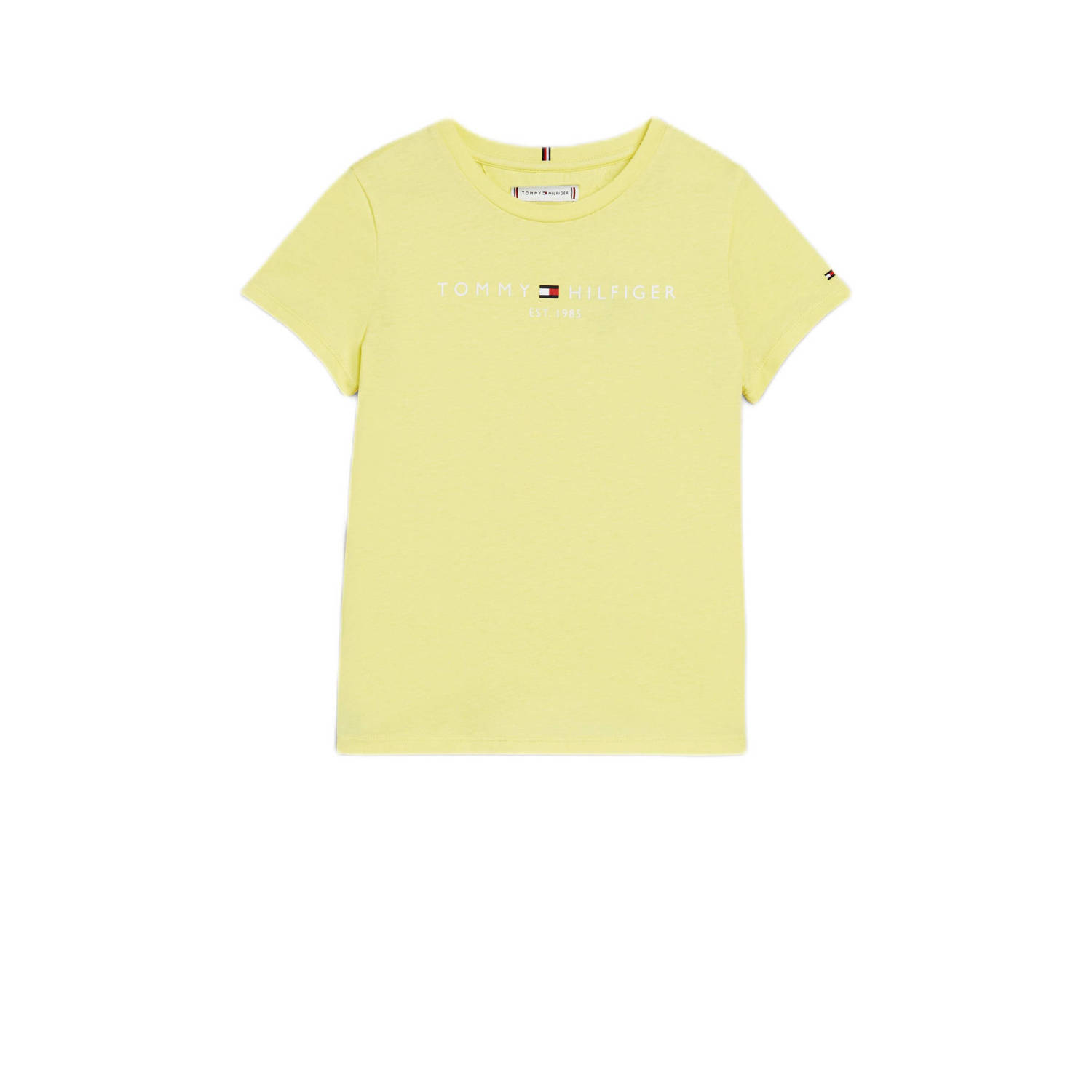 Tommy Hilfiger T-shirt met logo geel