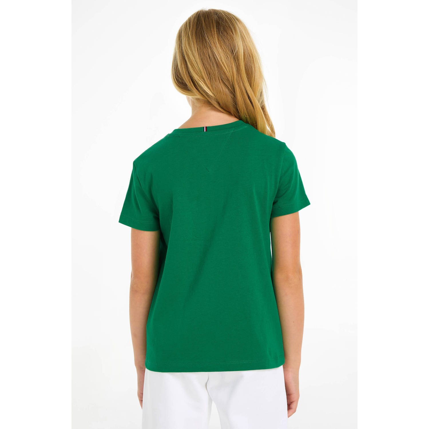 Tommy Hilfiger T-shirt met tekst groen