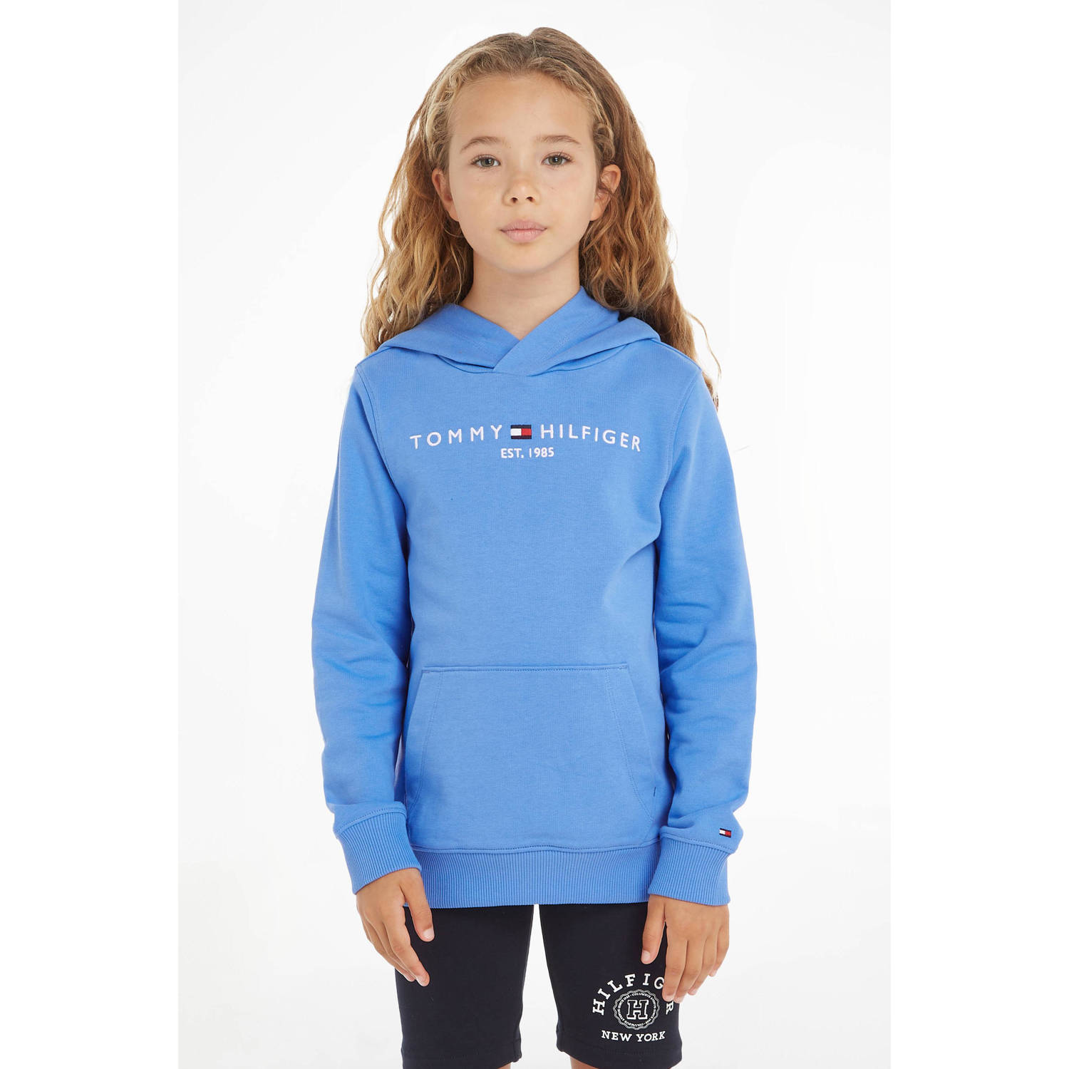Tommy Hilfiger hoodie lichtblauw