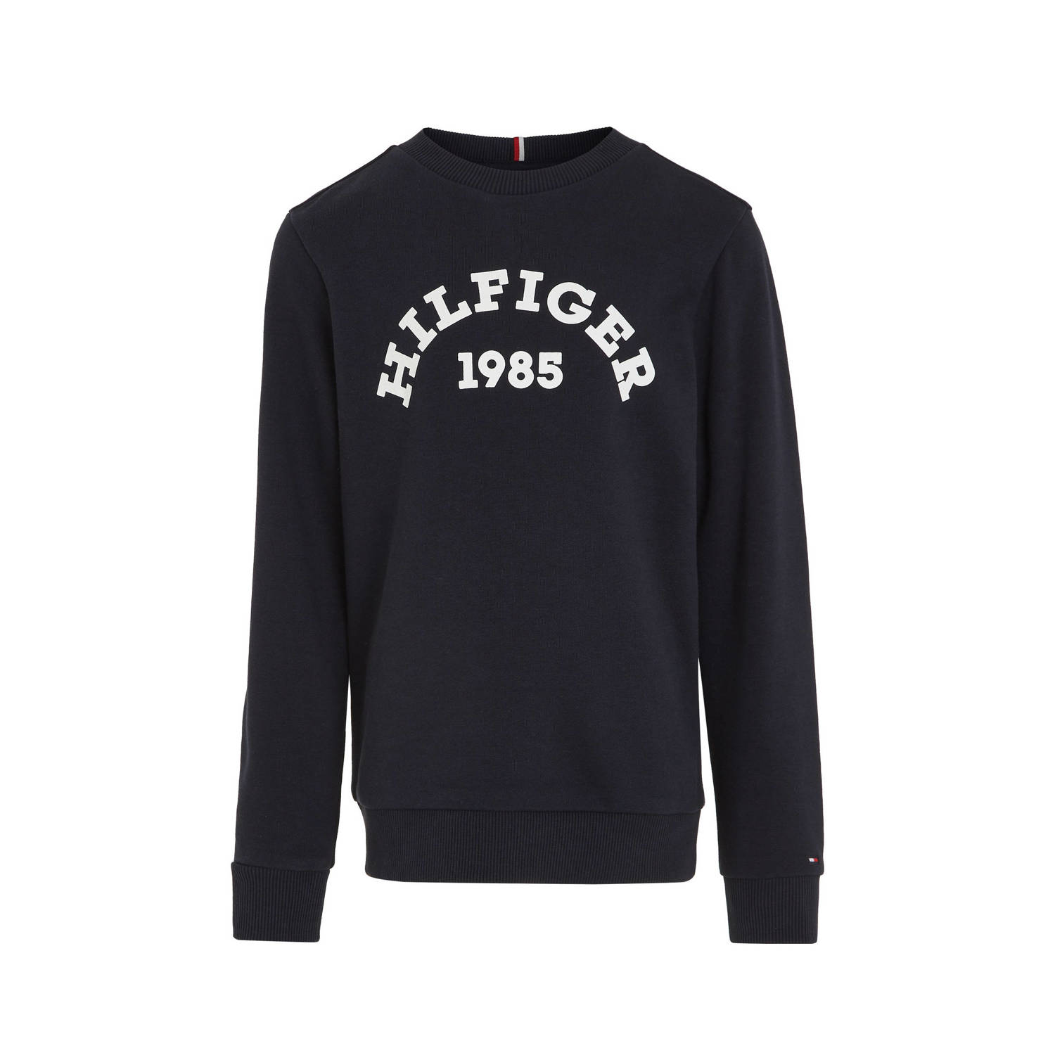 Tommy Hilfiger sweater met logo donkerblauw