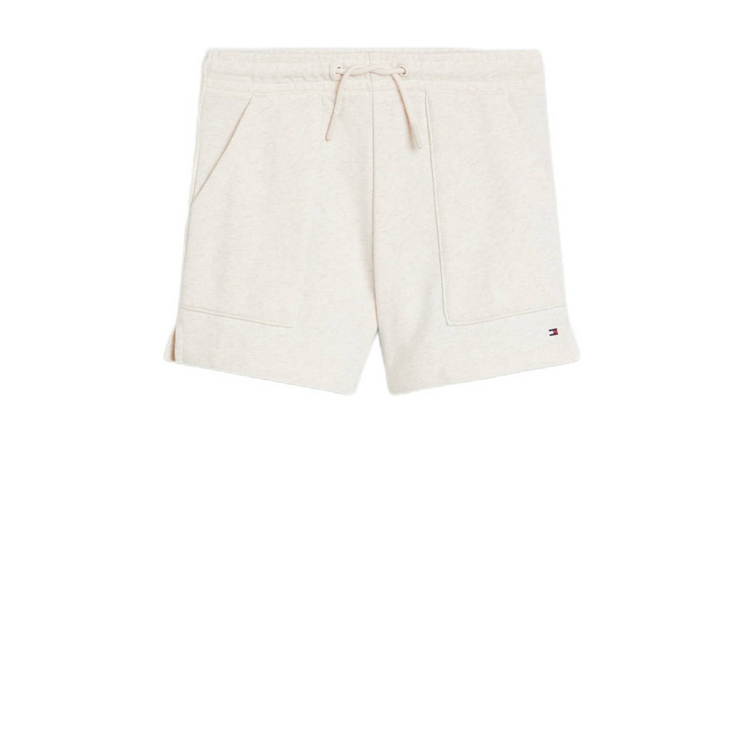 Tommy Hilfiger sweatshort ecru Meisjes Katoen Effen 128