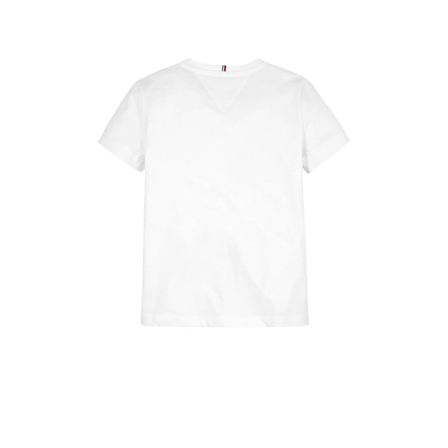 Tommy Hilfiger T-shirt met tekst wit