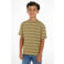 Tommy Hilfiger gestreept T-shirt mosgroen/wit