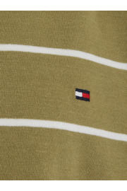 thumbnail: Tommy Hilfiger gestreept T-shirt mosgroen/wit