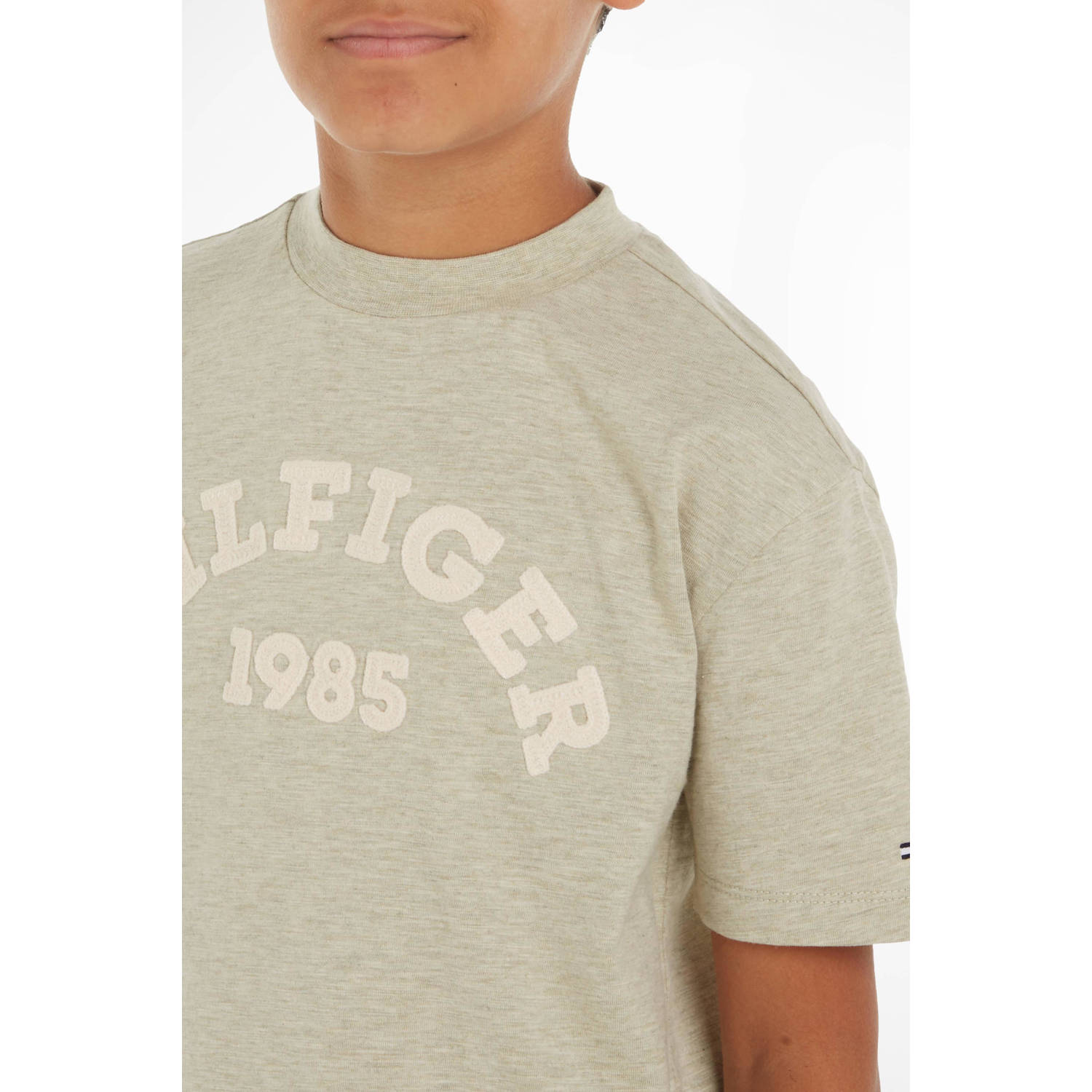 Tommy Hilfiger T-shirt met printopdruk olijfgroen