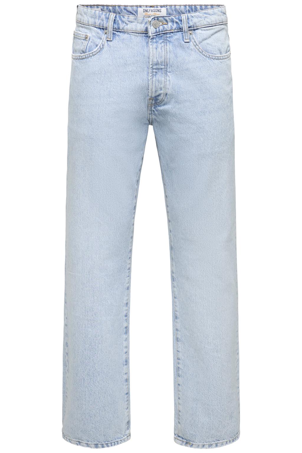 ONLY & SONS straight leg jeans ONSEDGE light blue denim