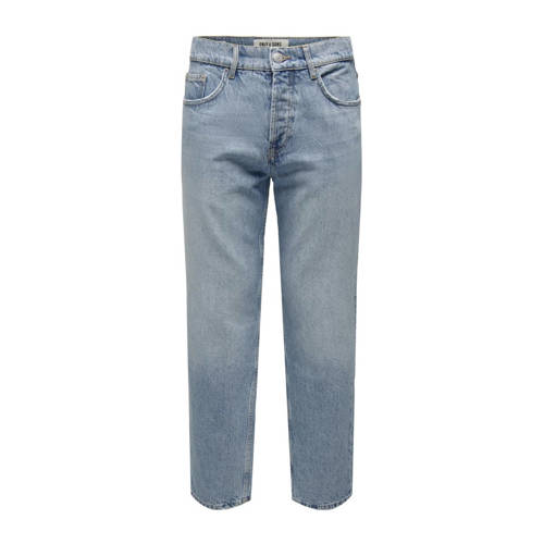 ONLY & SONS straight fit jeans ONSEDGE 6986 light blue denim