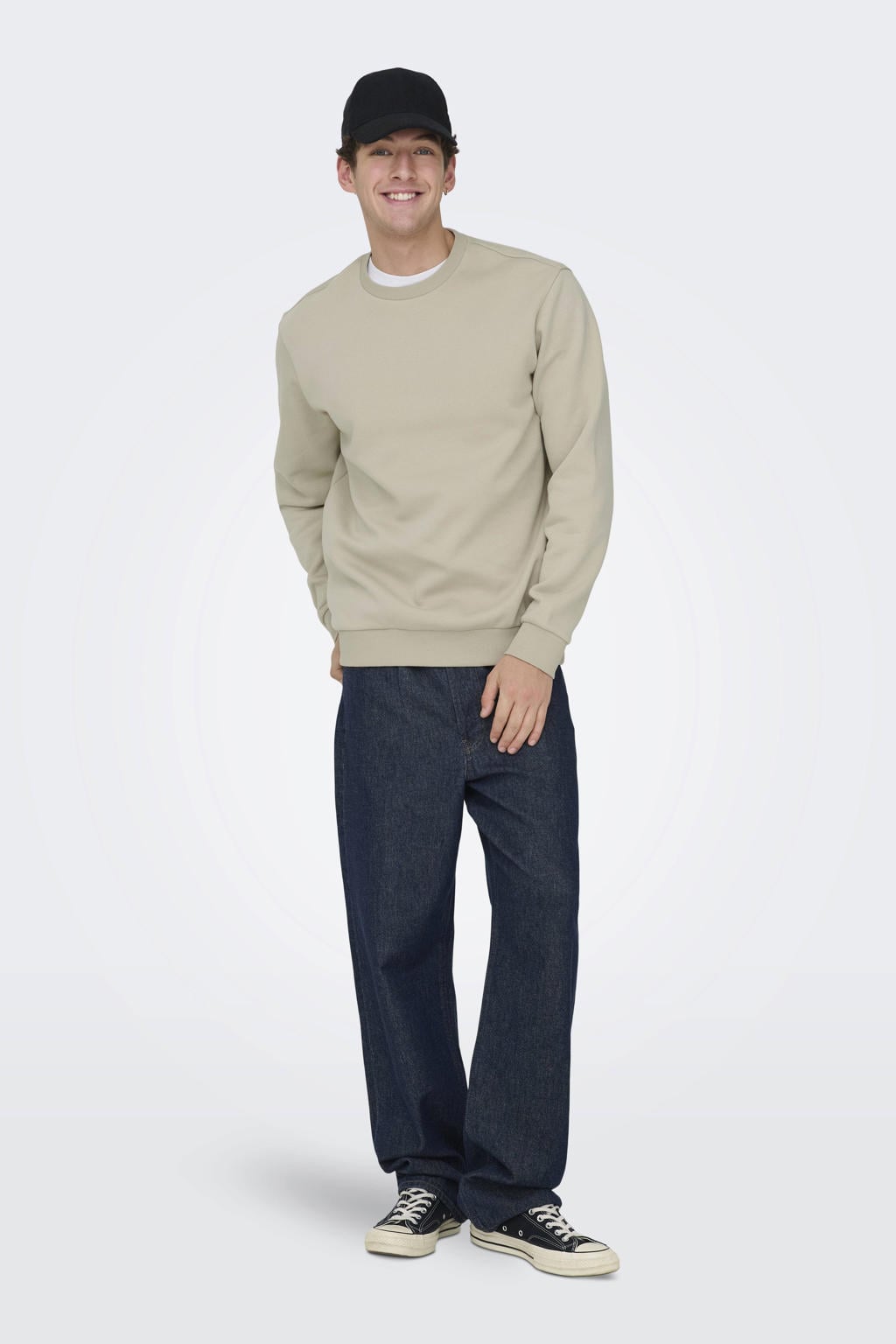 ONLY & SONS sweater ONSCERES grijs