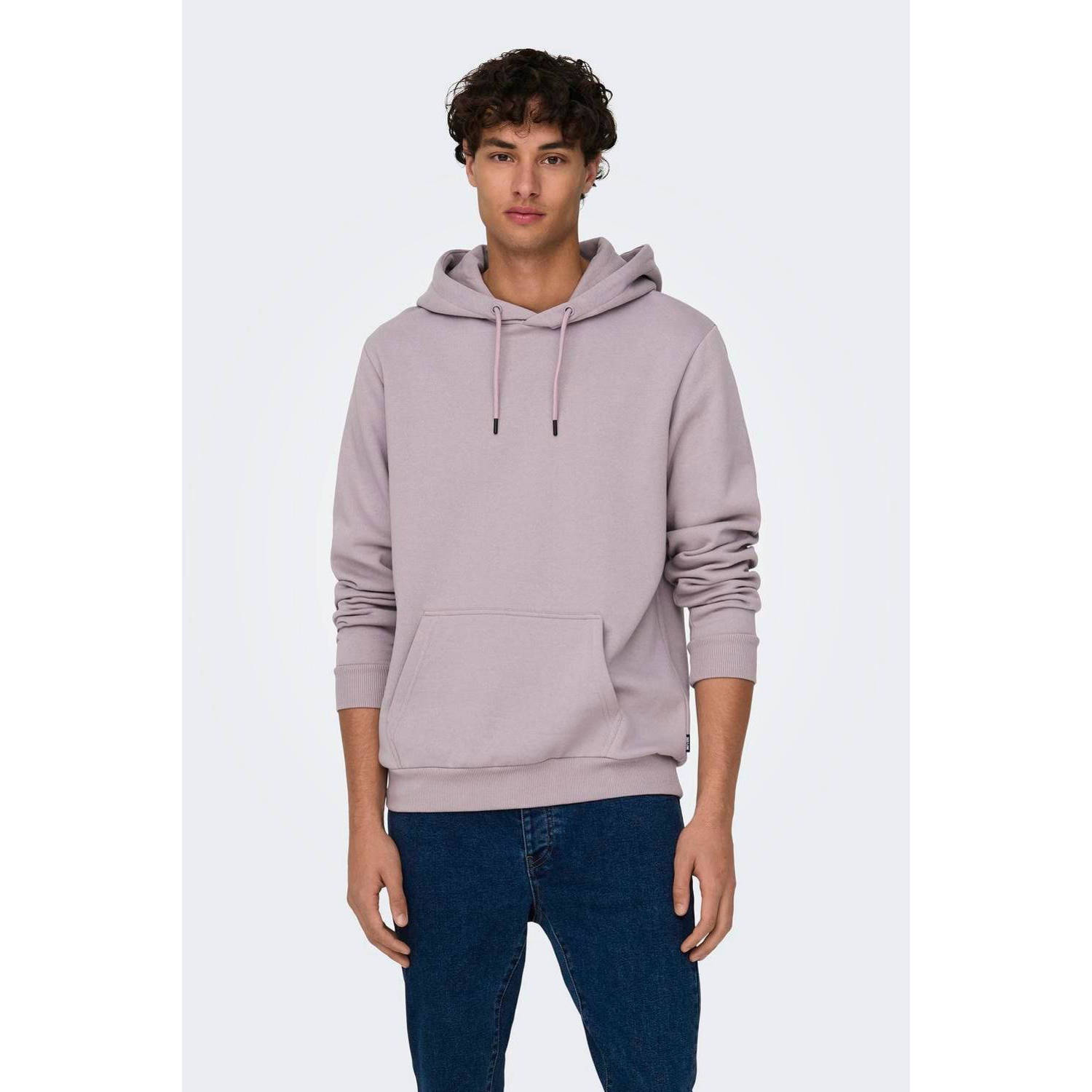 ONLY & SONS hoodie ONSCERES violet