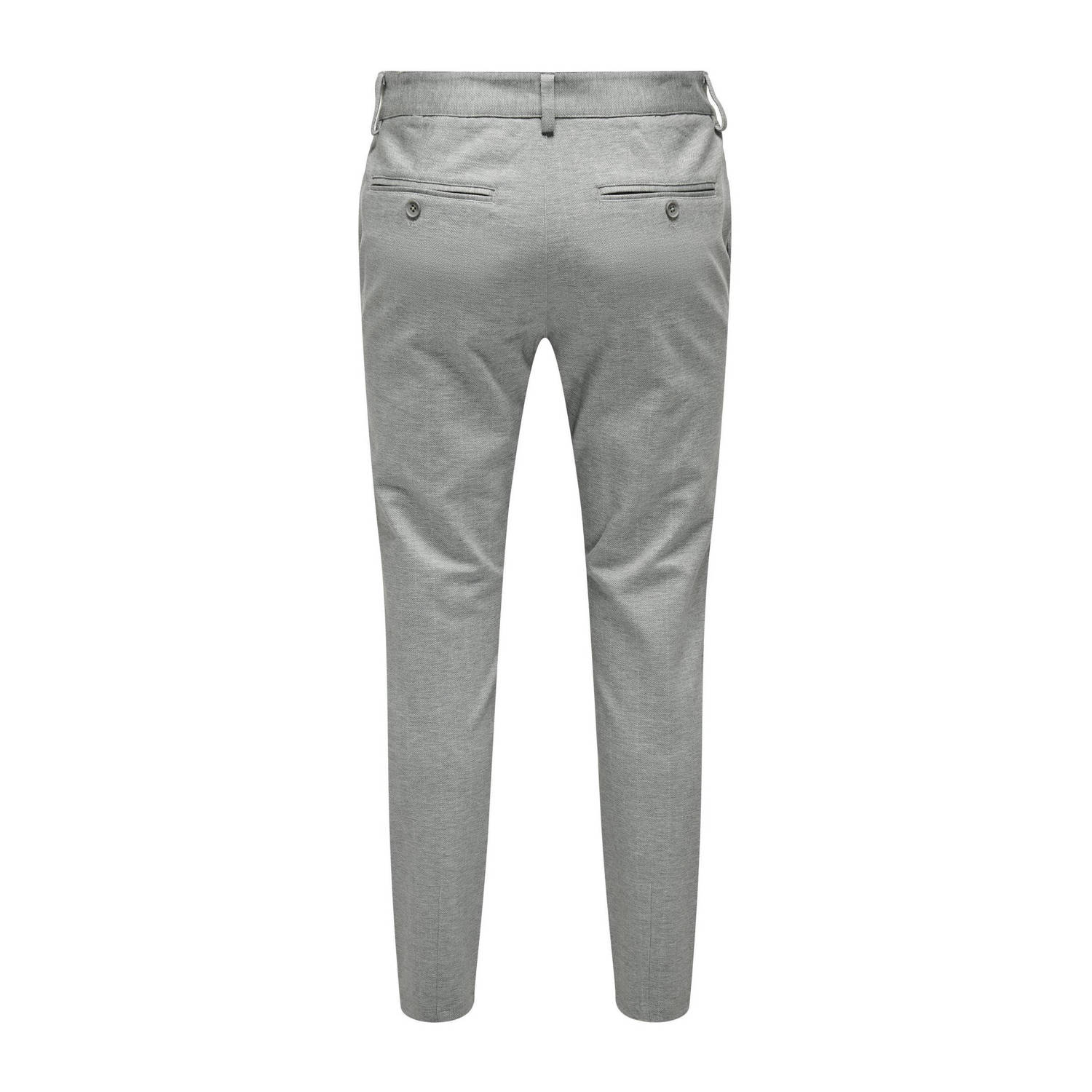 ONLY & SONS slim fit chino ONSMARK grijs