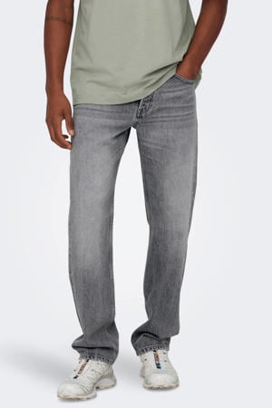 straight leg jeans ONSEDGE medium grey denim