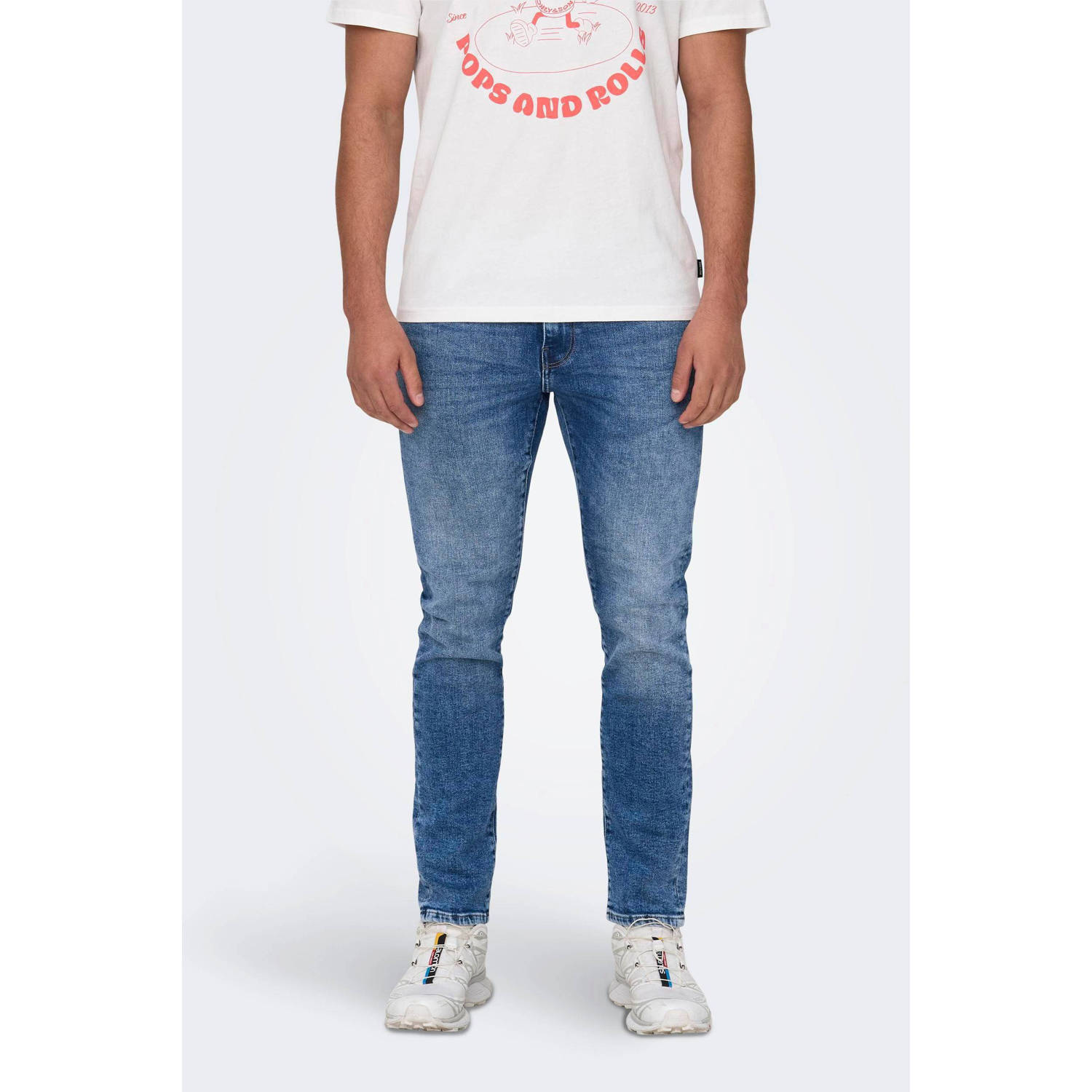 ONLY & SONS regular fit jeans ONSWEFT 5094 medium blue denim