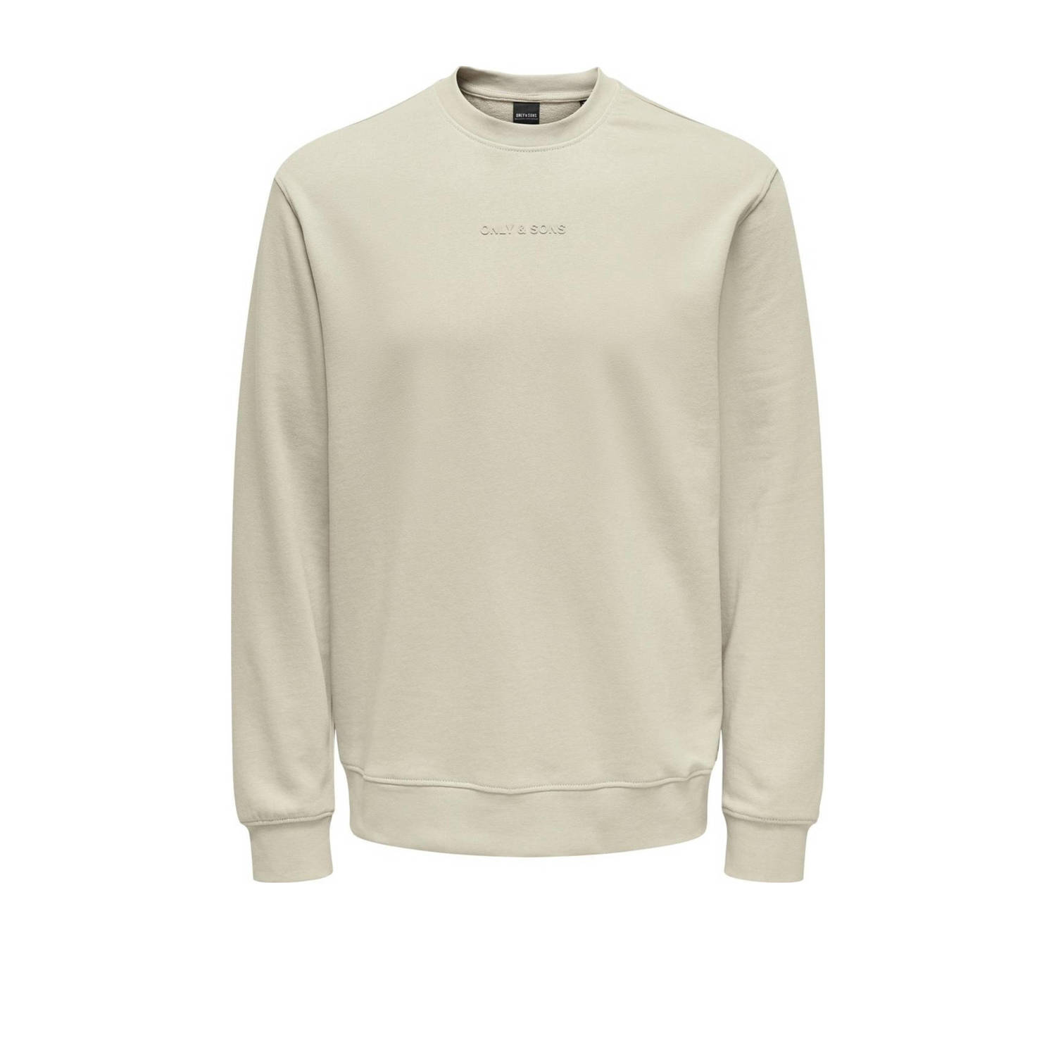 ONLY & SONS sweater met logo silver lining