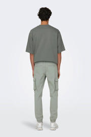 thumbnail: ONLY & SONS tapered fit cargo broek ONSCAM STAGE lichtgrijs