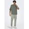 ONLY & SONS tapered fit cargobroek ONSCAM grijsgroen