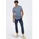 ONLY & SONS oversized T-shirt ONSMATT blauw