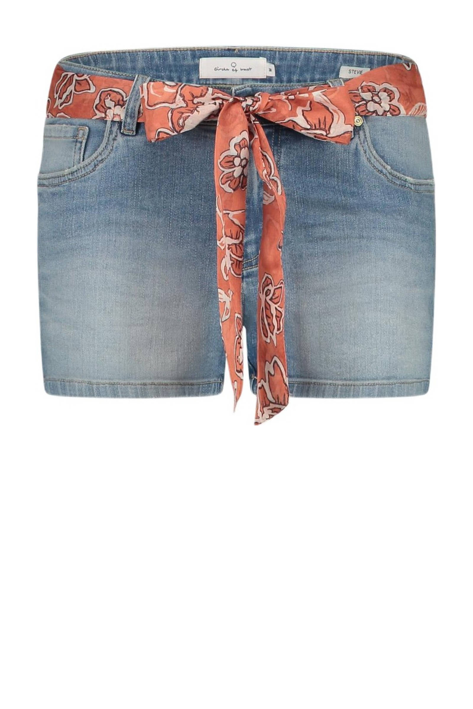 Circle of Trust regular fit short medium blue denim wehkamp