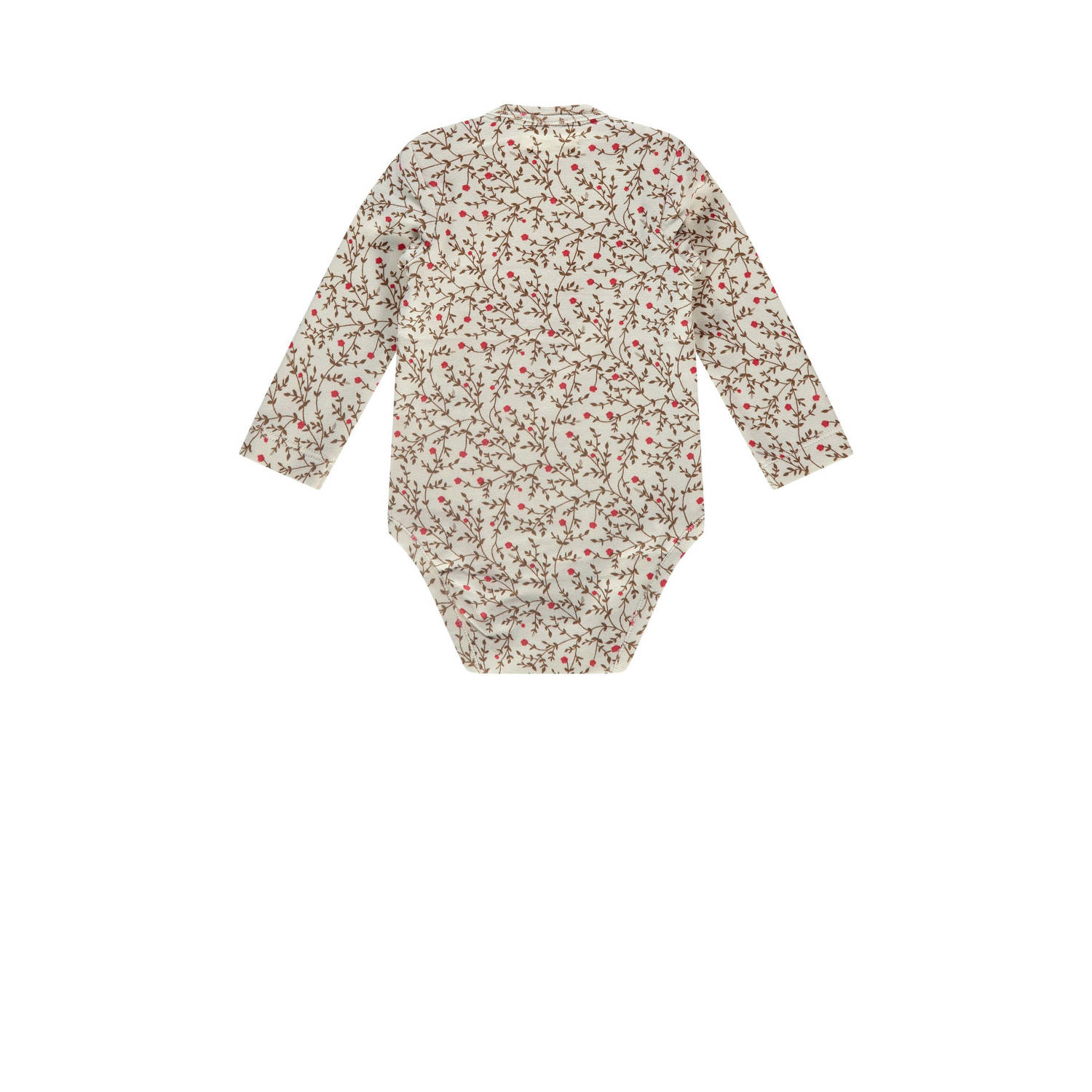 A Tiny Story romper ecru roze groen