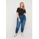 Zizzi T-shirt van polyester zwart