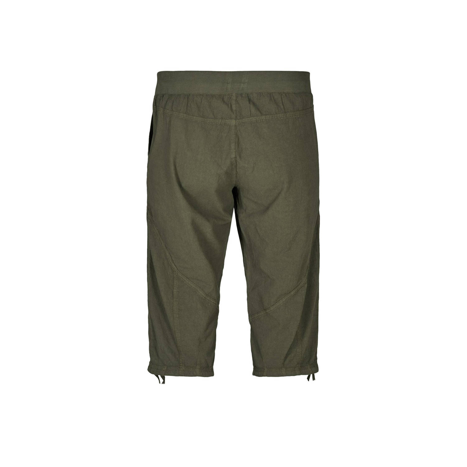 Zizzi high waist slim fit broek JEASY groen