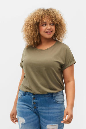 T-shirt kaki