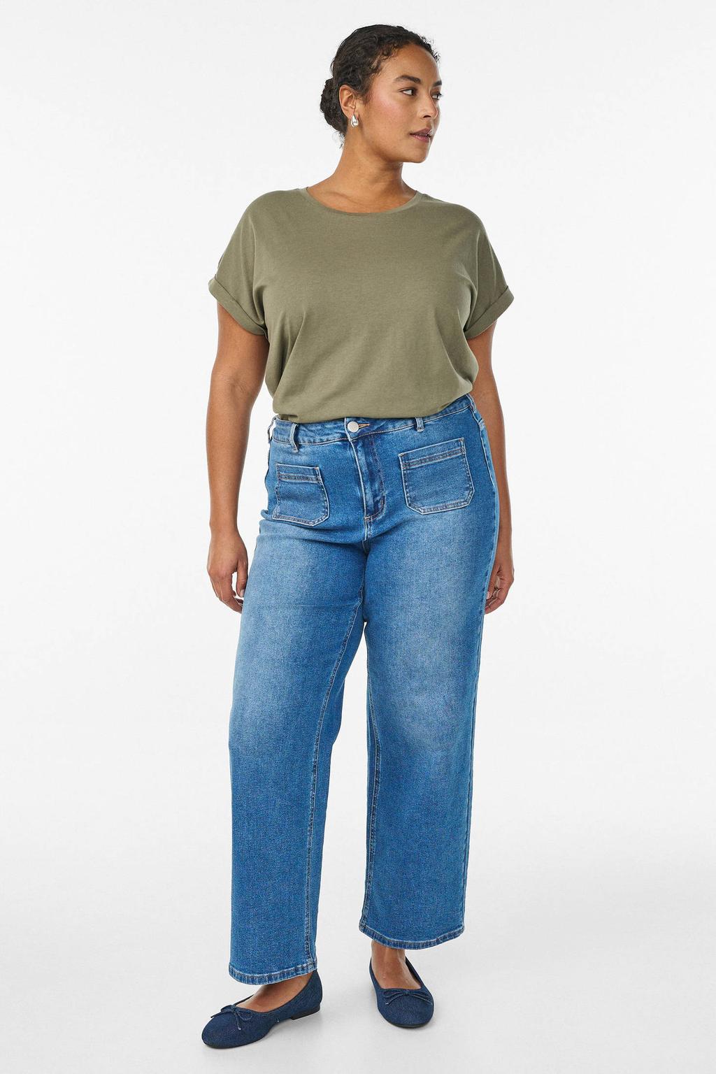 Zizzi T-shirt kaki