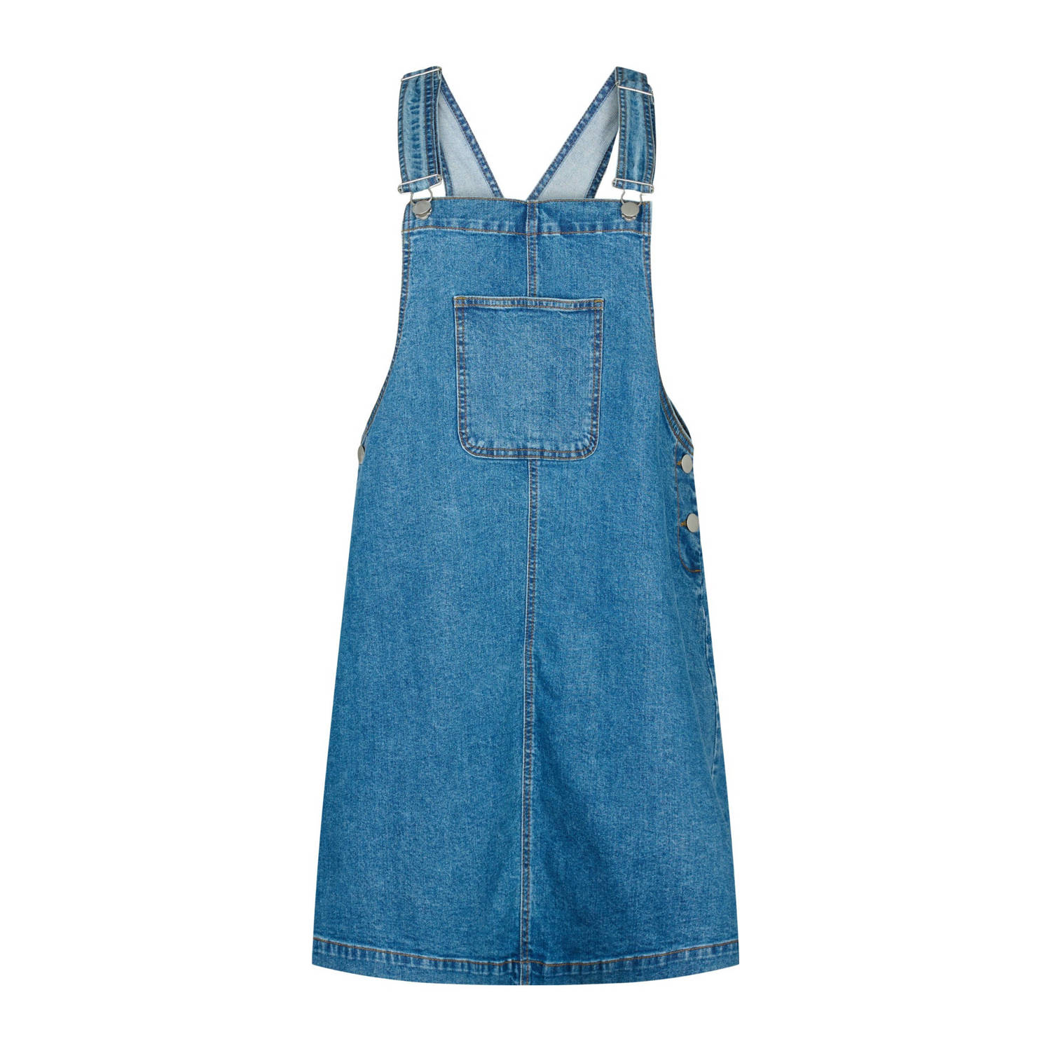 Zizzi spijkerjurk medium blue denim
