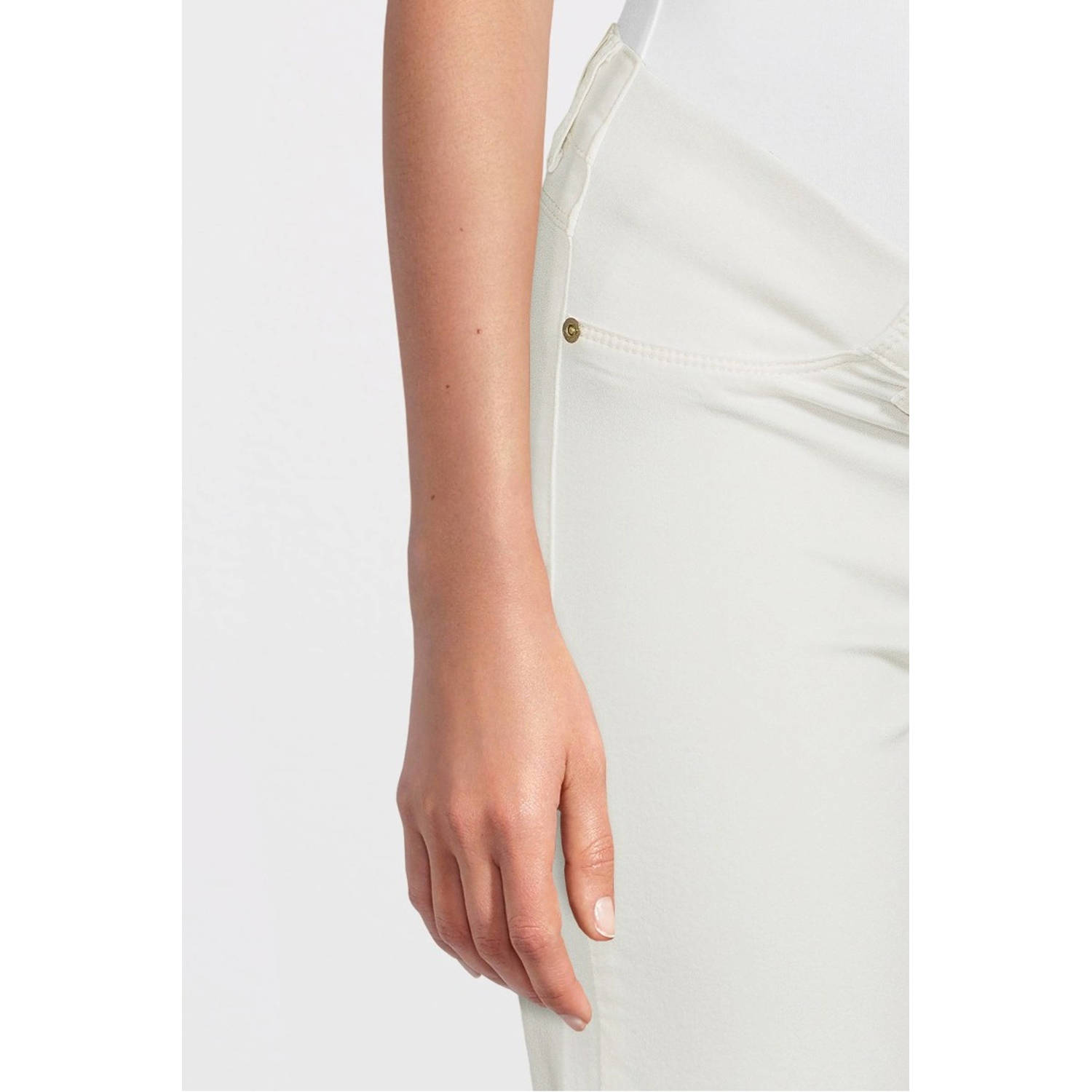 LOVE2WAIT low waist skinny broek Emerald wit