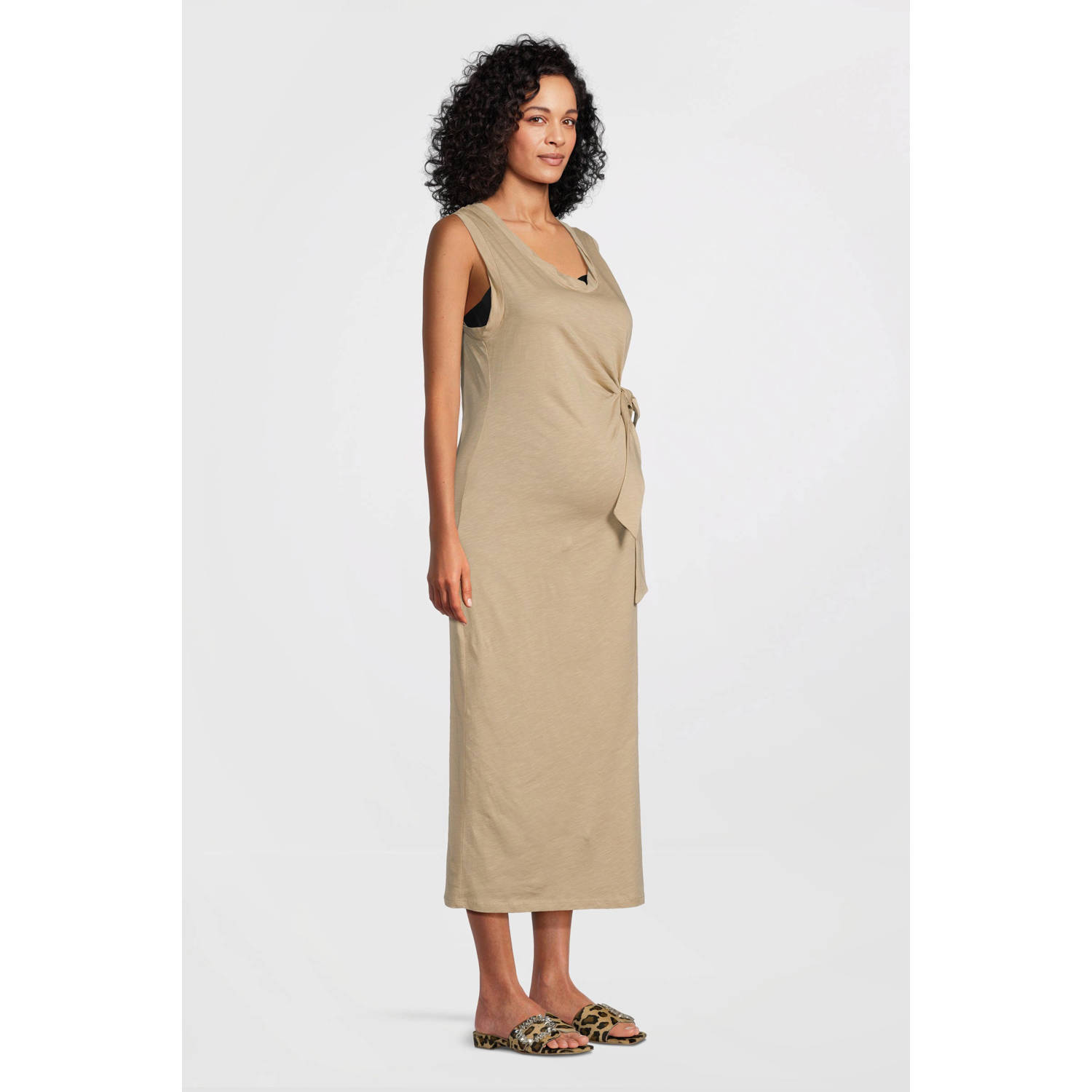 LOVE2WAIT zwangerschapsjurk Lucca beige