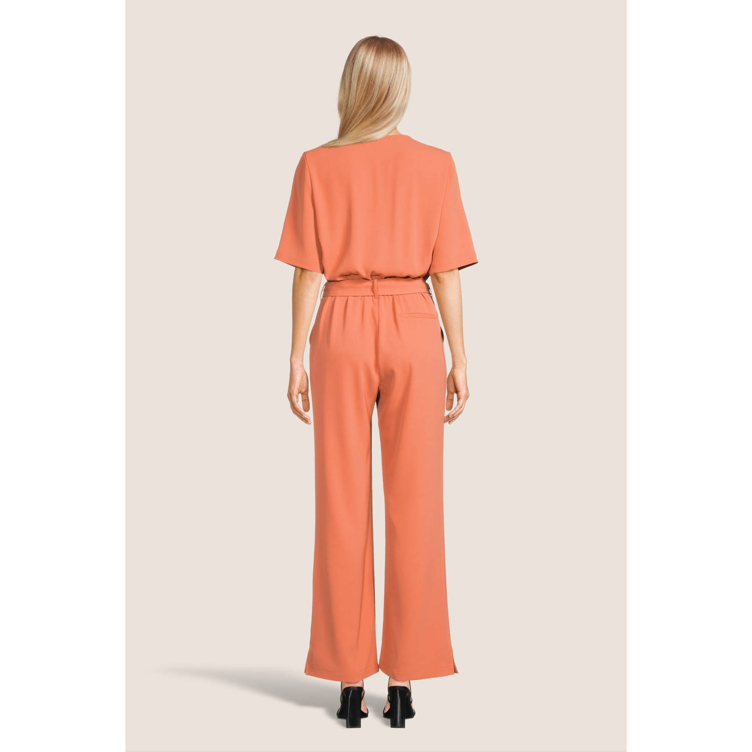 Another-Label jumpsuit oranje