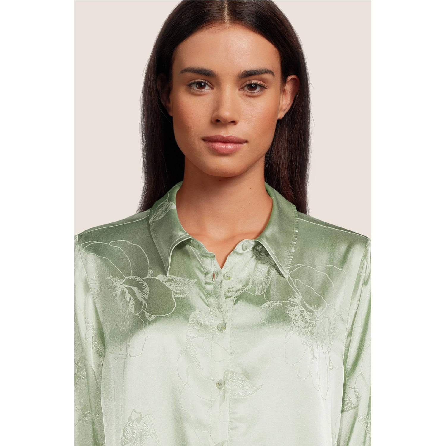 Another-Label blouse lichtgroen