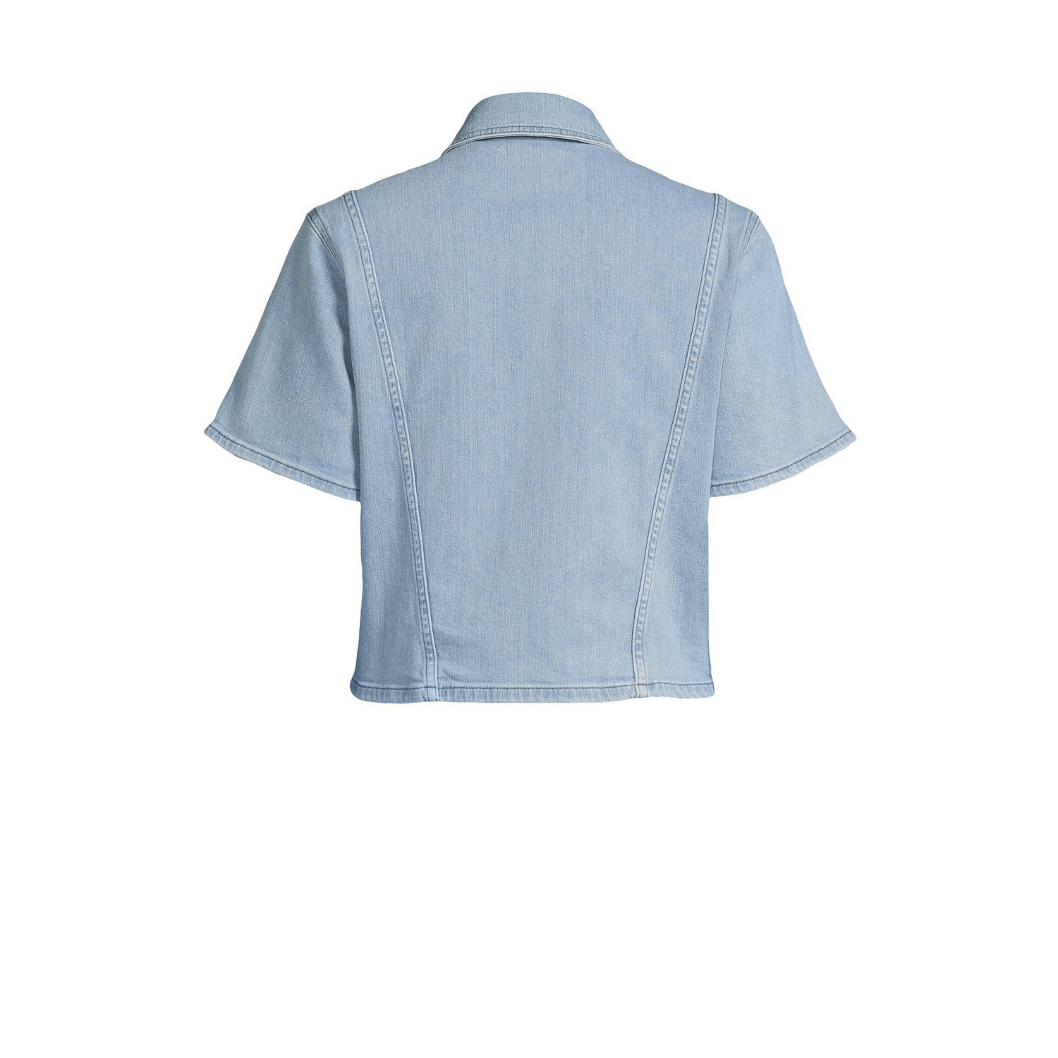 Another-Label denim blouse light blue denim