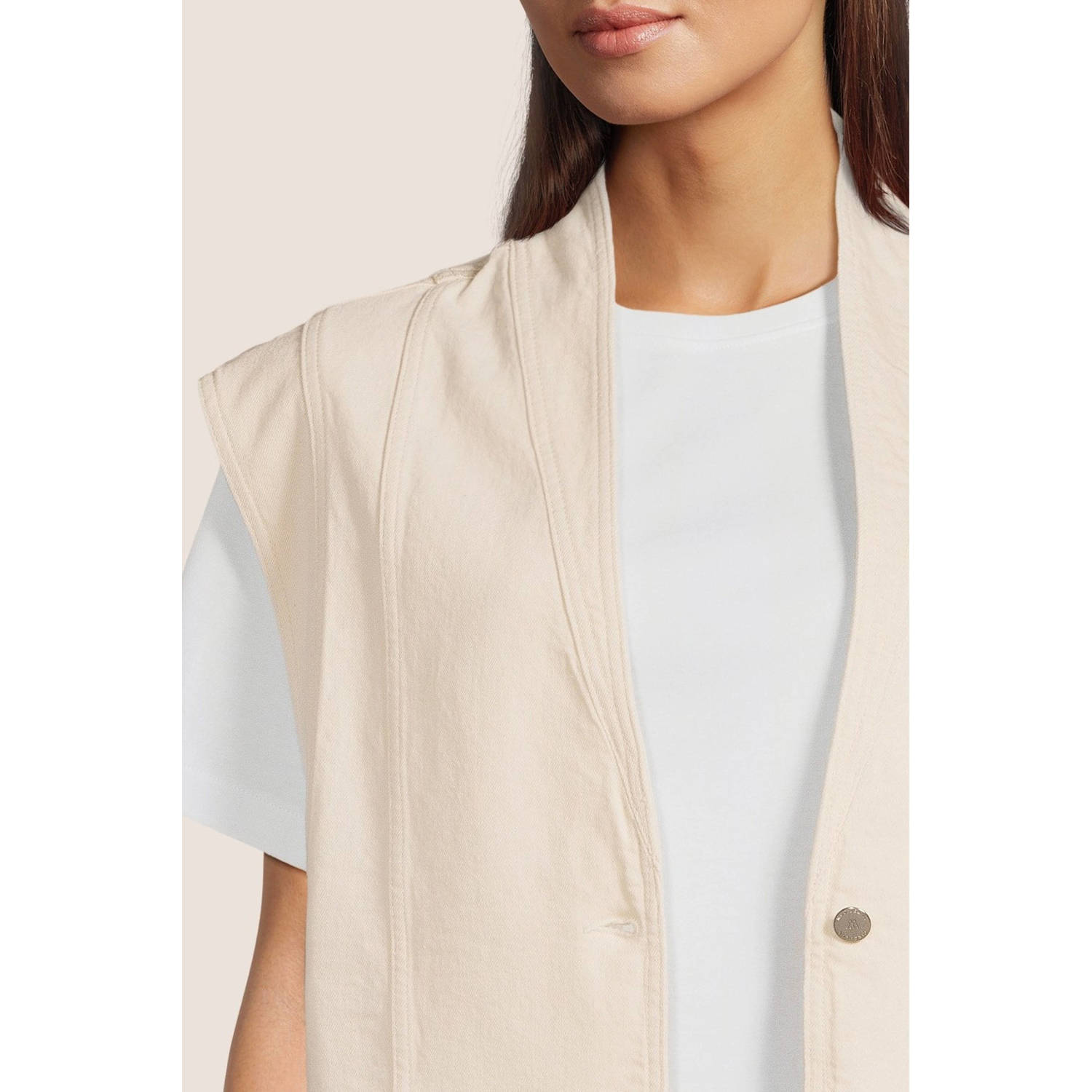 Another-Label gilet beige