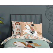 thumbnail: Good Morning katoenen dekbedovertrek 1 persoons (140x220 cm)