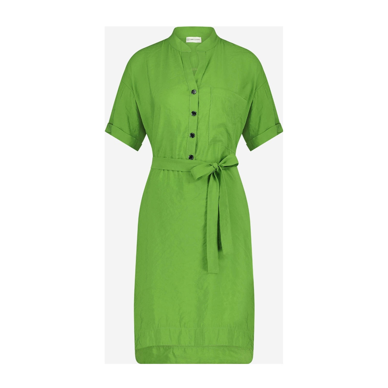 Jane Lushka blousejurk limegroen