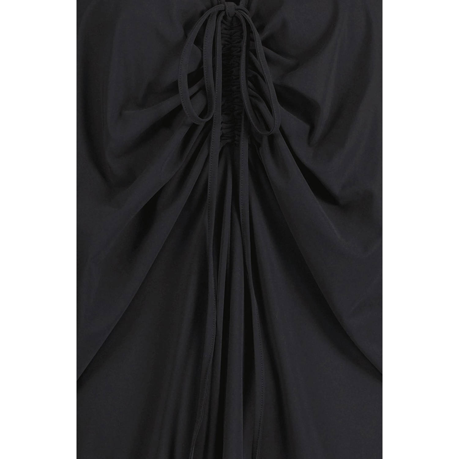 Jane Lushka jurk van travelstof zwart