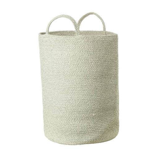 NOUS Living opbergmand Rosario - aqua groen/off white