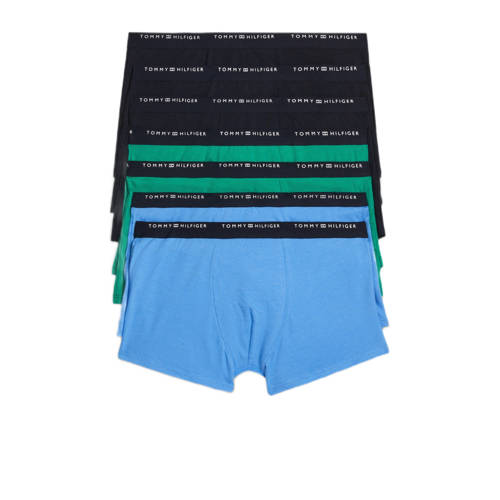 Tommy Hilfiger boxershort - set van 7 blauw/groen/zwart